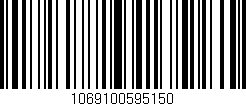 Código de barras (EAN, GTIN, SKU, ISBN): '1069100595150'
