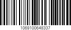 Código de barras (EAN, GTIN, SKU, ISBN): '1069100648337'