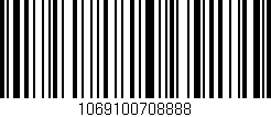 Código de barras (EAN, GTIN, SKU, ISBN): '1069100708888'