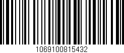Código de barras (EAN, GTIN, SKU, ISBN): '1069100815432'