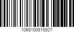 Código de barras (EAN, GTIN, SKU, ISBN): '1069100915927'