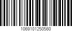 Código de barras (EAN, GTIN, SKU, ISBN): '1069101250560'