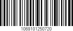 Código de barras (EAN, GTIN, SKU, ISBN): '1069101250720'