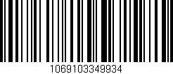 Código de barras (EAN, GTIN, SKU, ISBN): '1069103349934'