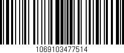Código de barras (EAN, GTIN, SKU, ISBN): '1069103477514'