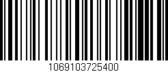 Código de barras (EAN, GTIN, SKU, ISBN): '1069103725400'