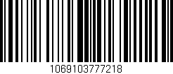 Código de barras (EAN, GTIN, SKU, ISBN): '1069103777218'