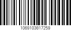 Código de barras (EAN, GTIN, SKU, ISBN): '1069103817259'