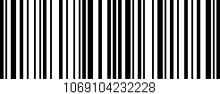 Código de barras (EAN, GTIN, SKU, ISBN): '1069104232228'