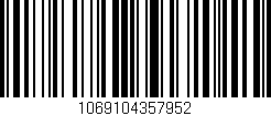 Código de barras (EAN, GTIN, SKU, ISBN): '1069104357952'