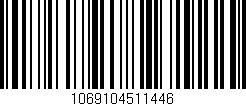Código de barras (EAN, GTIN, SKU, ISBN): '1069104511446'