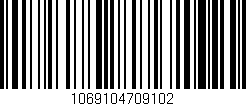 Código de barras (EAN, GTIN, SKU, ISBN): '1069104709102'