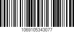 Código de barras (EAN, GTIN, SKU, ISBN): '1069105343077'