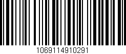 Código de barras (EAN, GTIN, SKU, ISBN): '1069114910291'