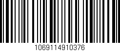 Código de barras (EAN, GTIN, SKU, ISBN): '1069114910376'