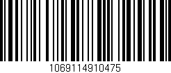 Código de barras (EAN, GTIN, SKU, ISBN): '1069114910475'