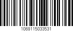 Código de barras (EAN, GTIN, SKU, ISBN): '1069115033531'