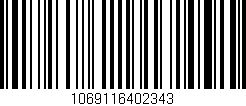 Código de barras (EAN, GTIN, SKU, ISBN): '1069116402343'