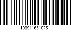 Código de barras (EAN, GTIN, SKU, ISBN): '1069116618751'