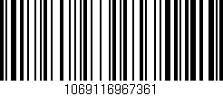 Código de barras (EAN, GTIN, SKU, ISBN): '1069116967361'