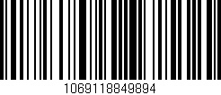 Código de barras (EAN, GTIN, SKU, ISBN): '1069118849894'