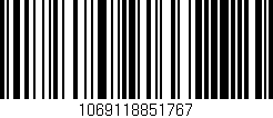 Código de barras (EAN, GTIN, SKU, ISBN): '1069118851767'