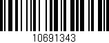 Código de barras (EAN, GTIN, SKU, ISBN): '10691343'
