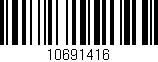 Código de barras (EAN, GTIN, SKU, ISBN): '10691416'