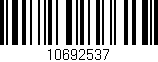 Código de barras (EAN, GTIN, SKU, ISBN): '10692537'