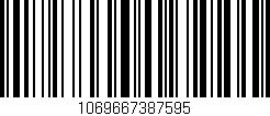 Código de barras (EAN, GTIN, SKU, ISBN): '1069667387595'
