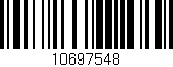Código de barras (EAN, GTIN, SKU, ISBN): '10697548'