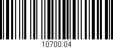 Código de barras (EAN, GTIN, SKU, ISBN): '10700.04'