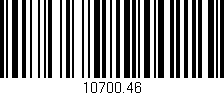 Código de barras (EAN, GTIN, SKU, ISBN): '10700.46'