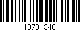 Código de barras (EAN, GTIN, SKU, ISBN): '10701348'
