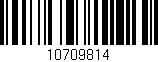 Código de barras (EAN, GTIN, SKU, ISBN): '10709814'
