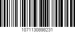 Código de barras (EAN, GTIN, SKU, ISBN): '1071130898231'