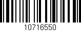 Código de barras (EAN, GTIN, SKU, ISBN): '10716550'