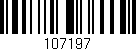 Código de barras (EAN, GTIN, SKU, ISBN): '107197'