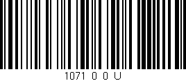 Código de barras (EAN, GTIN, SKU, ISBN): '1071_0_0_U'