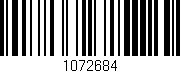 Código de barras (EAN, GTIN, SKU, ISBN): '1072684'