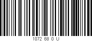 Código de barras (EAN, GTIN, SKU, ISBN): '1072_68_0_U'