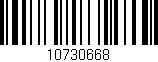 Código de barras (EAN, GTIN, SKU, ISBN): '10730668'
