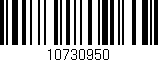 Código de barras (EAN, GTIN, SKU, ISBN): '10730950'