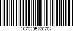 Código de barras (EAN, GTIN, SKU, ISBN): '1073295220704'