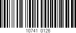 Código de barras (EAN, GTIN, SKU, ISBN): '10741/0126'