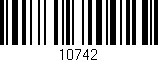 Código de barras (EAN, GTIN, SKU, ISBN): '10742'