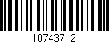 Código de barras (EAN, GTIN, SKU, ISBN): '10743712'