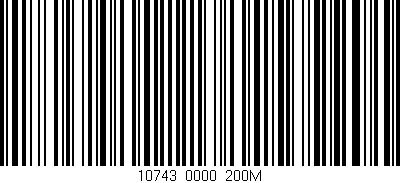Código de barras (EAN, GTIN, SKU, ISBN): '10743/0000_200M'