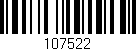 Código de barras (EAN, GTIN, SKU, ISBN): '107522'