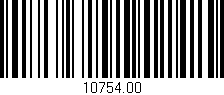 Código de barras (EAN, GTIN, SKU, ISBN): '10754.00'